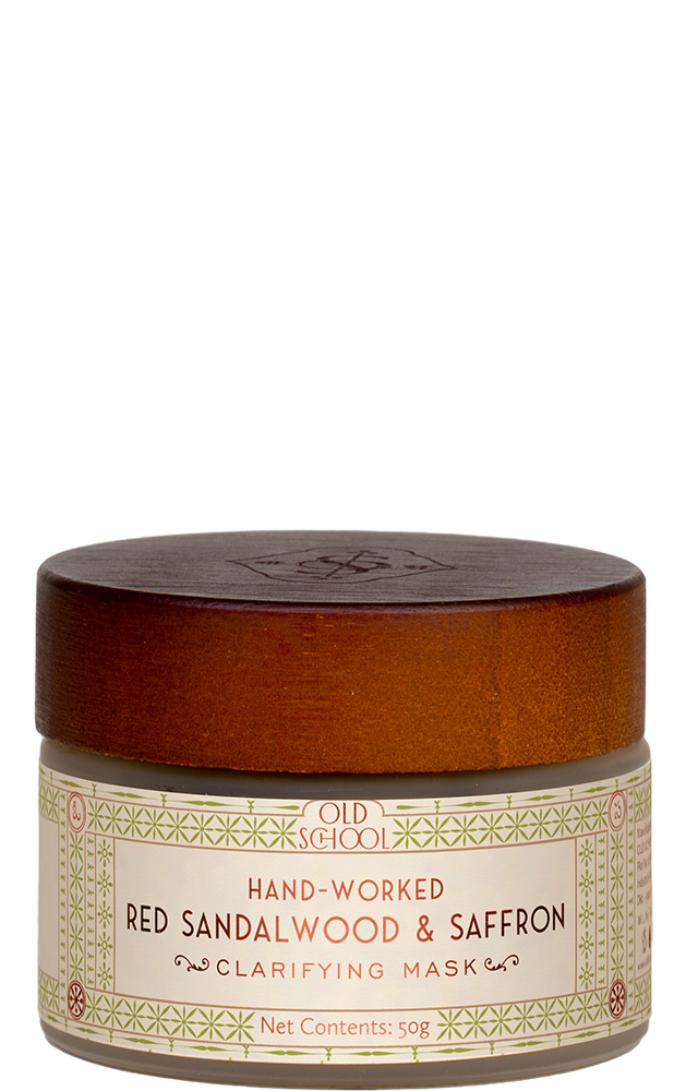 HAND WORKED RED SANDALWOOD AND SAFFRON CLARIFYING MASK