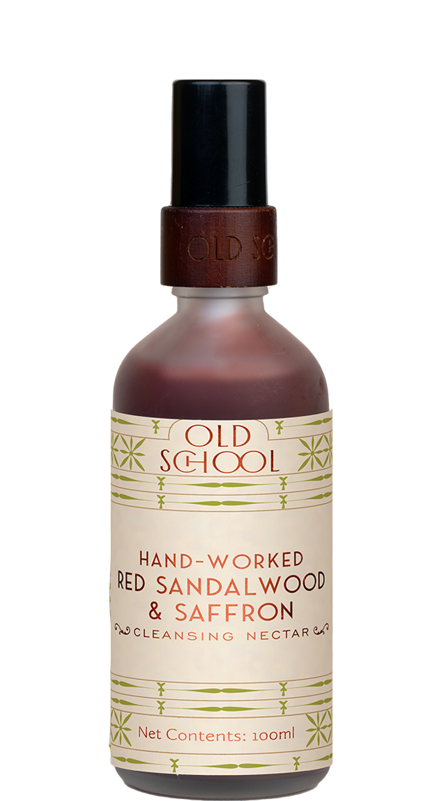 HAND WORKED RED SANDALWOOD AND SAFFRON CLEANSING NECTAR