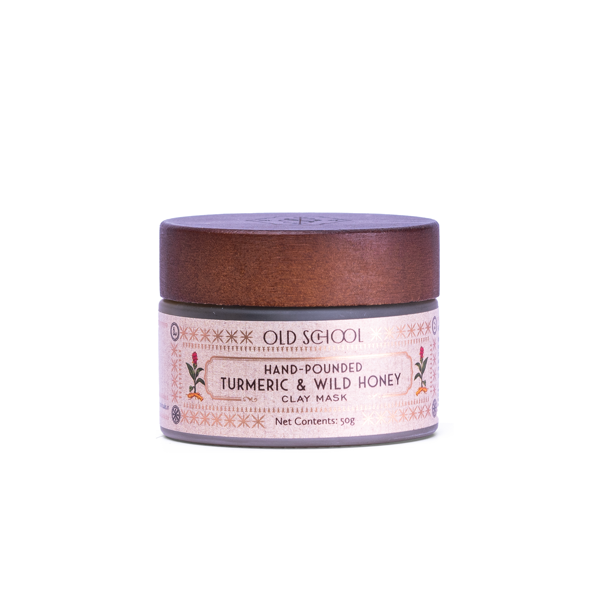 Hand-Pounded Turmeric & Wild Honey Clay Mask