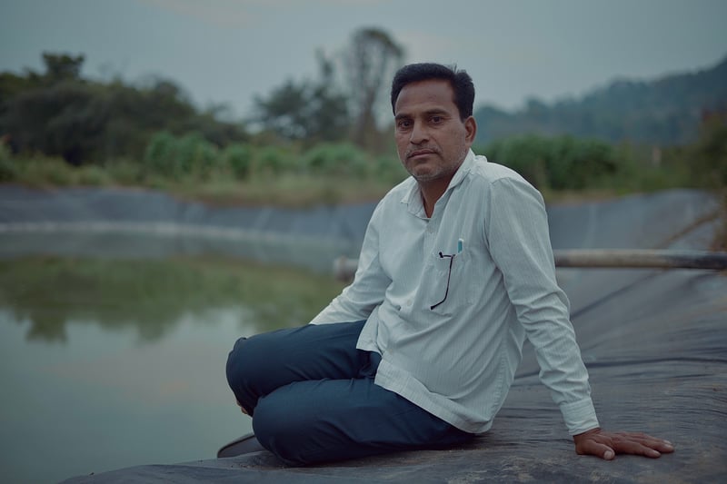 Kendria Balaji, an organic farmer and inland fisheries entrepreneur.