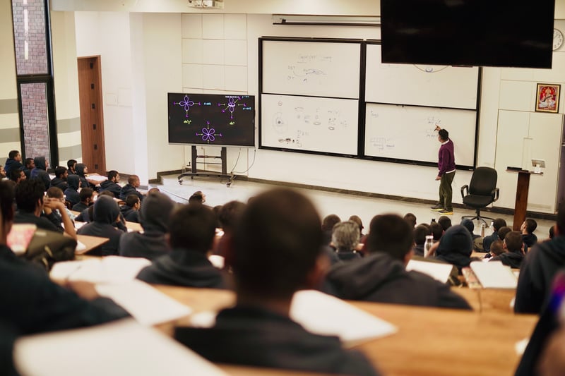 A class in session at Dakshana's campus in Pune.