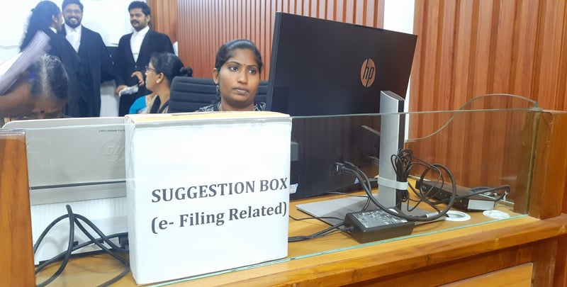 Inside Kollam's ON Court: users can submit suggestions and grievances faced while using the portal.