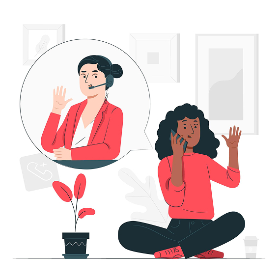 Contact illustration